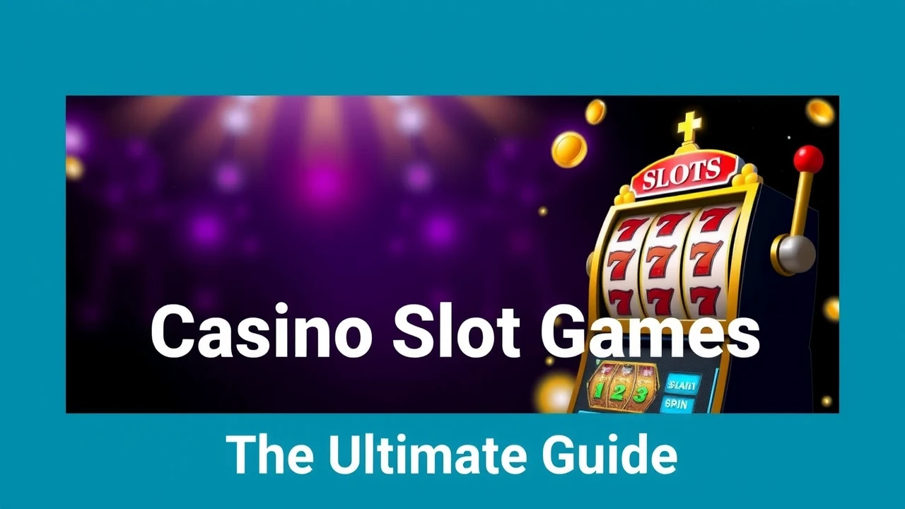 Becoming a Pro in Casino Slot Games: The Ultimate Guide
