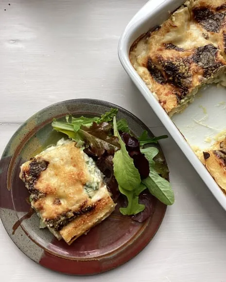 An Inspired Recipe for Lasagna with Summer Squash and A Trio of Cheeses